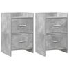 vidaXL &Ouml;&ouml;kapid 2 pcs Betoonhall 40 x 30 x 60 cm Tehispuit