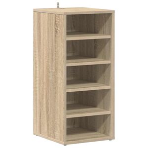 vidaXL kingakapp, Sonoma tamm, 31,5 x 35 x 70 cm, tehispuit
