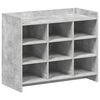 vidaXL Kinga kapp ladustamisega Betoonhall 85 x 39,5 x 70 cm Tehispuit
