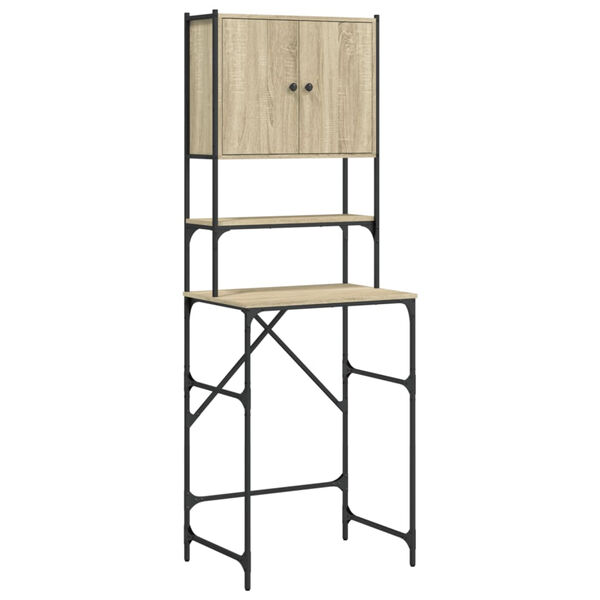 vidaXL pesumasinakapp, Sonoma tamm, 68x48,5x194 cm