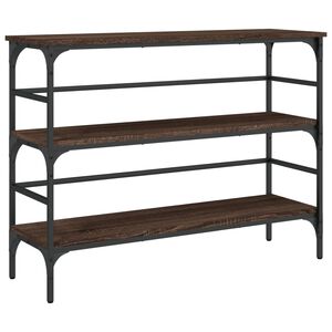 vidaXL konsoollaud, pruun tamm, 100x32x75 cm, tehispuit