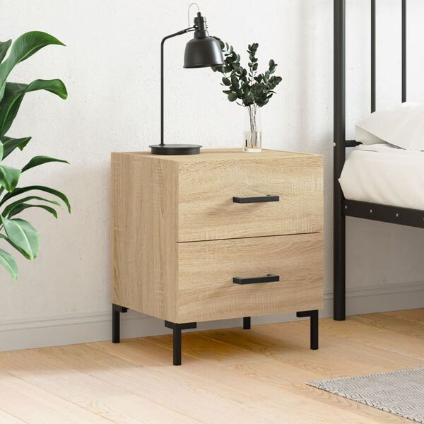 vidaXL &ouml;&ouml;kapp, Sonoma tamm, 40 x 35 x 47,5 cm, tehispuit