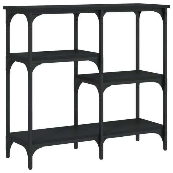 vidaXL konsoollaud, must, 80x29x75 cm, tehispuit