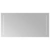 vidaXL LED vannitoa peegel L&auml;bipaistev 60 x 30 cm karastatud klaas