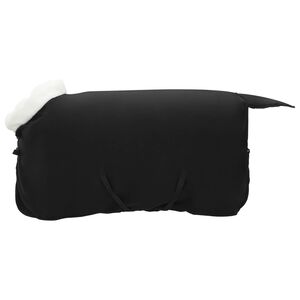 vidaXL Hobuste K&auml;tter Must 75 cm Polaarflee&ccedil;