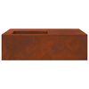 vidaXL L&otilde;kkekoht Pruun 100 x 100 x 30 cm terase t&uuml;&uuml;p