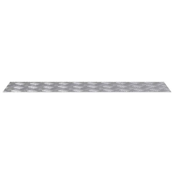 vidaXL Astme katte Ristk&uuml;lik 2 pcs H&otilde;bedane 100 x 25 cm Alumiinium