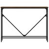 vidaXL konsoollaud, pruun tamm, 102 x 22,5 x 75 cm, tehispuit