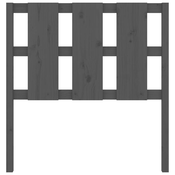 vidaXL voodipeats, hall, 95,5 x 4 x 100 cm, m&auml;nnipuit