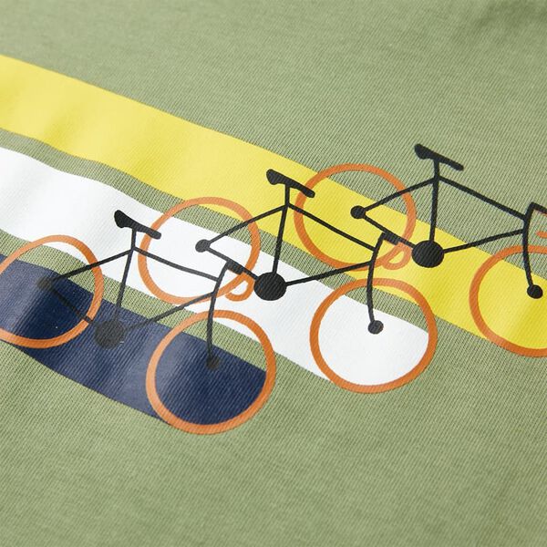 Laste T-särk, lühikeste varrukatega, hele khaki, 92