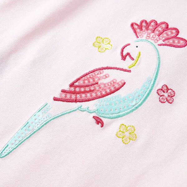 Laste top, pehme roosa, 128