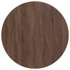 vidaXL Lauda peal Pruun tamm &Oslash; 70 x 1,5 cm Tehispuit
