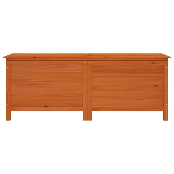 vidaXL aia hoiukast, pruun, 150x50x56,5 cm, nulupuit