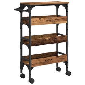 vidaXL K&ouml;&ouml;gik&auml;ru Vana puit 53 x 20 x 76 cm Tehispuit