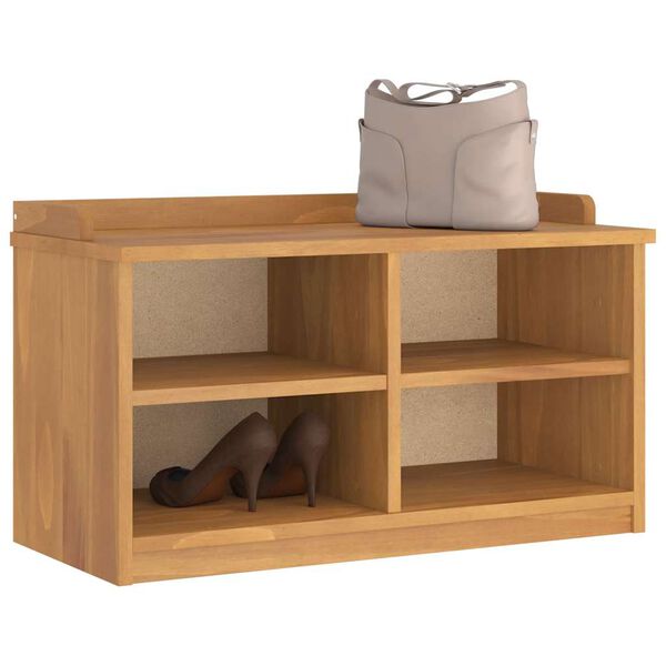 vidaXL esiku pink SANDNES 87x40x50 cm täispuidust mänd