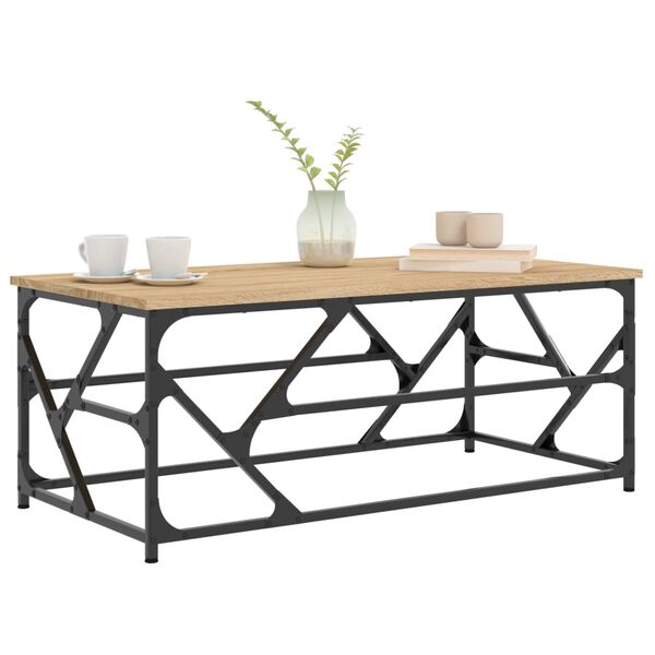 vidaXL kohvilaud, Sonoma tamm, 100 x 50 x 40 cm, tehispuit