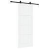 vidaXL Libisev uks ORKDAL Valge 83 x 202 cm Toekas m&auml;nnipuit