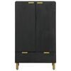 vidaXL kõrge kapp, must, 60 x 33 x 100 cm, tehispuit