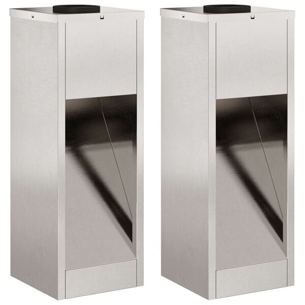 vidaXL Päikese Led Rada Valgus 2 pcs Roostevaba teras Roostevaba teras