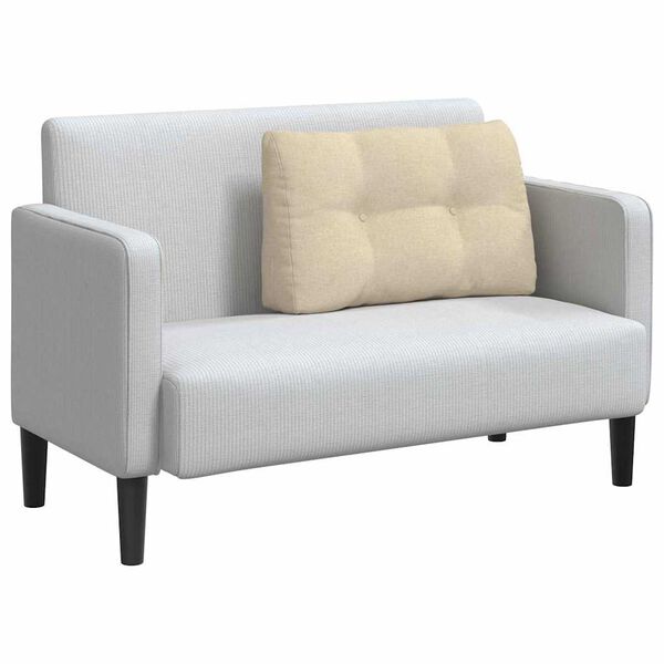 vidaXL Seljatugi padi cream 80 x 24 x 50 cm kangas