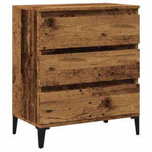 vidaXL puhvetkapp Old Wood 60x35x70 cm Engineered Wood