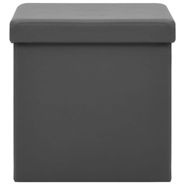 vidaXL kokkupandav tumba, hall, PVC