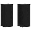 vidaXL Taimede alus 2 tk Must tamm 30 x 30 x 70 cm Tehispuit