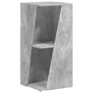vidaXL K&uuml;ljerega shelf Betoonhall 33 x 32 x 70,5 cm Tehispuit