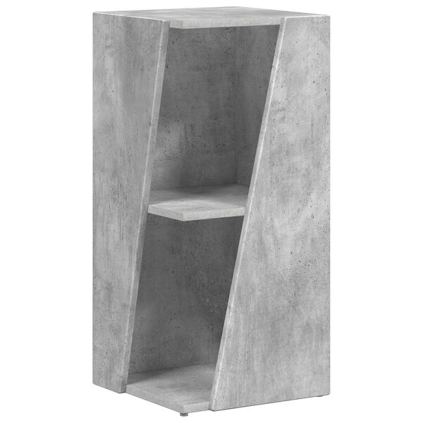 vidaXL K&uuml;ljerega shelf Betoonhall 33 x 32 x 70,5 cm Tehispuit