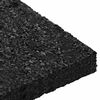 vidaXL Kummi graanulite terrassipadja Must 6 x 9 x 1 cm Kumm