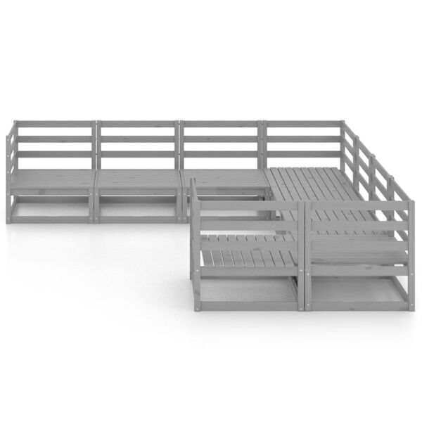 vidaXL 8-osaline aiam&ouml;&ouml;bli komplekt, m&auml;nnipuit