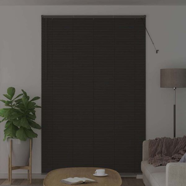 vidaXL Venetsi Rulood Tumehall 220x150cm Alumiinium