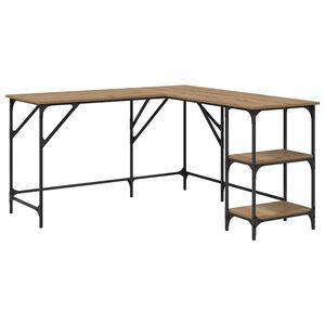 vidaXL Laud K&auml;sit&ouml;&ouml;puu 139 x 139 x 75 cm Tehispuit