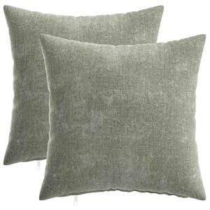 vidaXL Diivanipadi 2 pcs HEERLEN Roheline 35 x 35 cm &Scaron;en&uuml;&uuml;lfabric