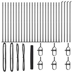 vidaXL Keevitatud Traat Aed Betoonalusega 50 x 1,2 m (L x K)