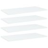 vidaXL riiuliplaadid 4 tk, valge, 60x30x1,5 cm, puitlaastplaat