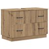 vidaXL Vannitoa kraanikausi kapp HOORN Artisan tamm 82 x 41 x 56 cm
