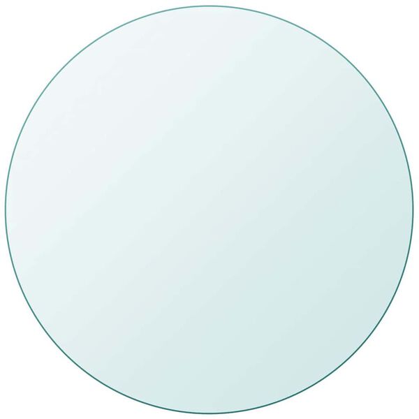 vidaXLi lauaplaat karastatud klaasist, &uuml;mmargune, 500 mm