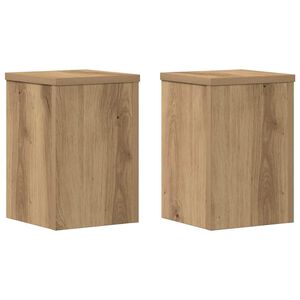 vidaXL taimealused 2 tk, k&auml;sit&ouml;&ouml;tamm, 20x20x30 cm, tehispuit