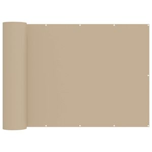 vidaXL Baldahhiin 200 x 500 cm PU kaitsega kangas Beež