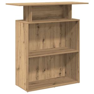 vidaXL vastuv&otilde;tulaud k&auml;sit&ouml;&ouml;na tamm 100x40x104 cm ehituspuit