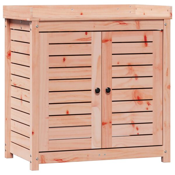 vidaXL riiulitega istutuslaud, 82,5 x 50 x 86,5 cm, ebatsuuga puit