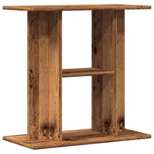 vidaXL akvaariumialus vanast puidust 60 x 30 x 60 cm, t&ouml;&ouml;deldud puit