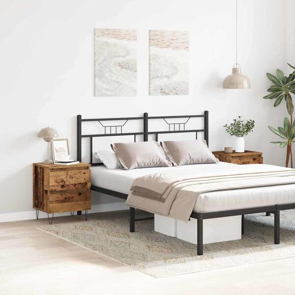 vidaXL &Ouml;&ouml;lambi kapp sahtliga 2 pcs Vana puit 40 x 35 x 50 cm Tehispuit