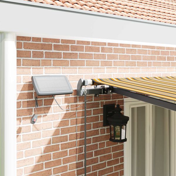 vidaXL K&auml;igukohandatav varikatus Mitmev&auml;rviline 600 &times;300 cm kangas