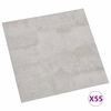 vidaXL P&otilde;randaplaadid 55 pcs Helehall 5,11 m&sup2; PVC