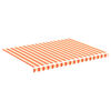 vidaXL varikatuse asenduskangas, kollane ja oranž, 4 x 3 m, pol&uuml;ester