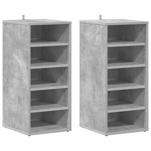 vidaXL kingakapid 2 tk, betoonhall, 31,5 x 35 x 70 cm, tehispuit