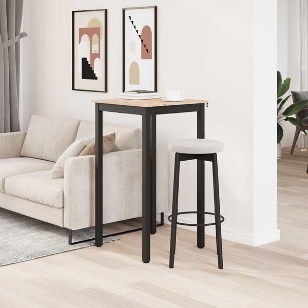 vidaXL Baarilaud Neutraalne 110 x 55 x 105 cm Tahke mänd