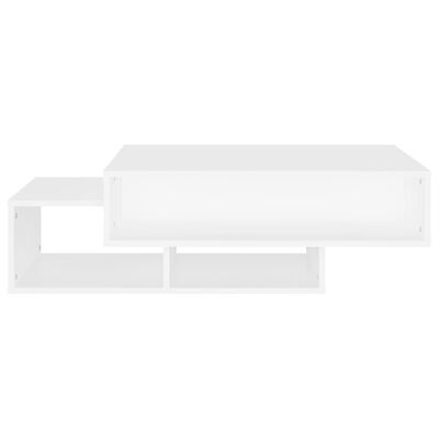 vidaXL kohvilaud, valge, 105 x 55 x 32 cm puitlaastplaat